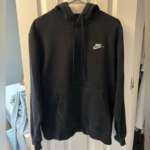 Black Nike Men’s Sportswear Club Fleece Hoodie